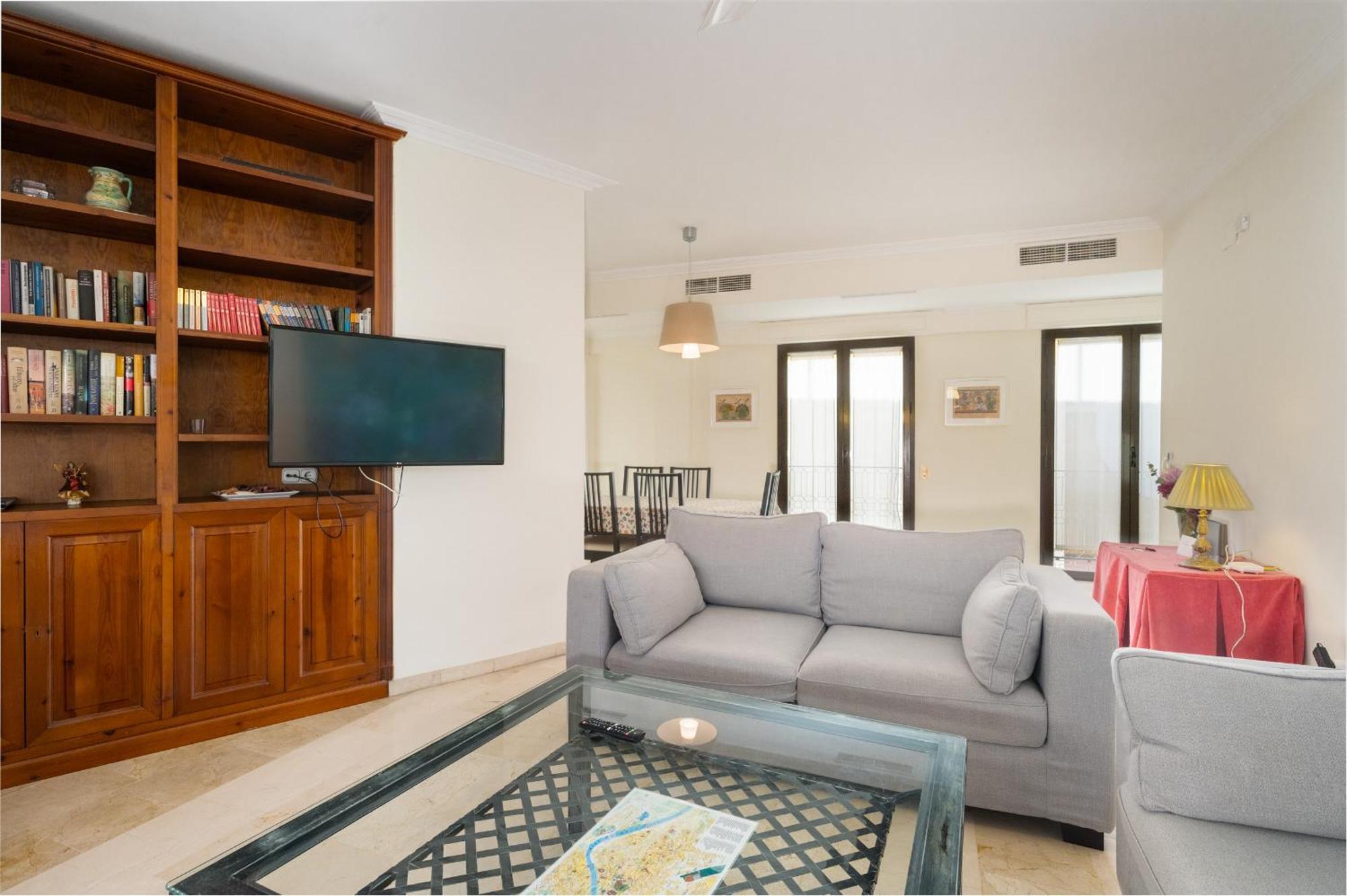 Wide With Terrace & Parking- 3Bd 2Bth- Alfalfa Sevilla Kültér fotó