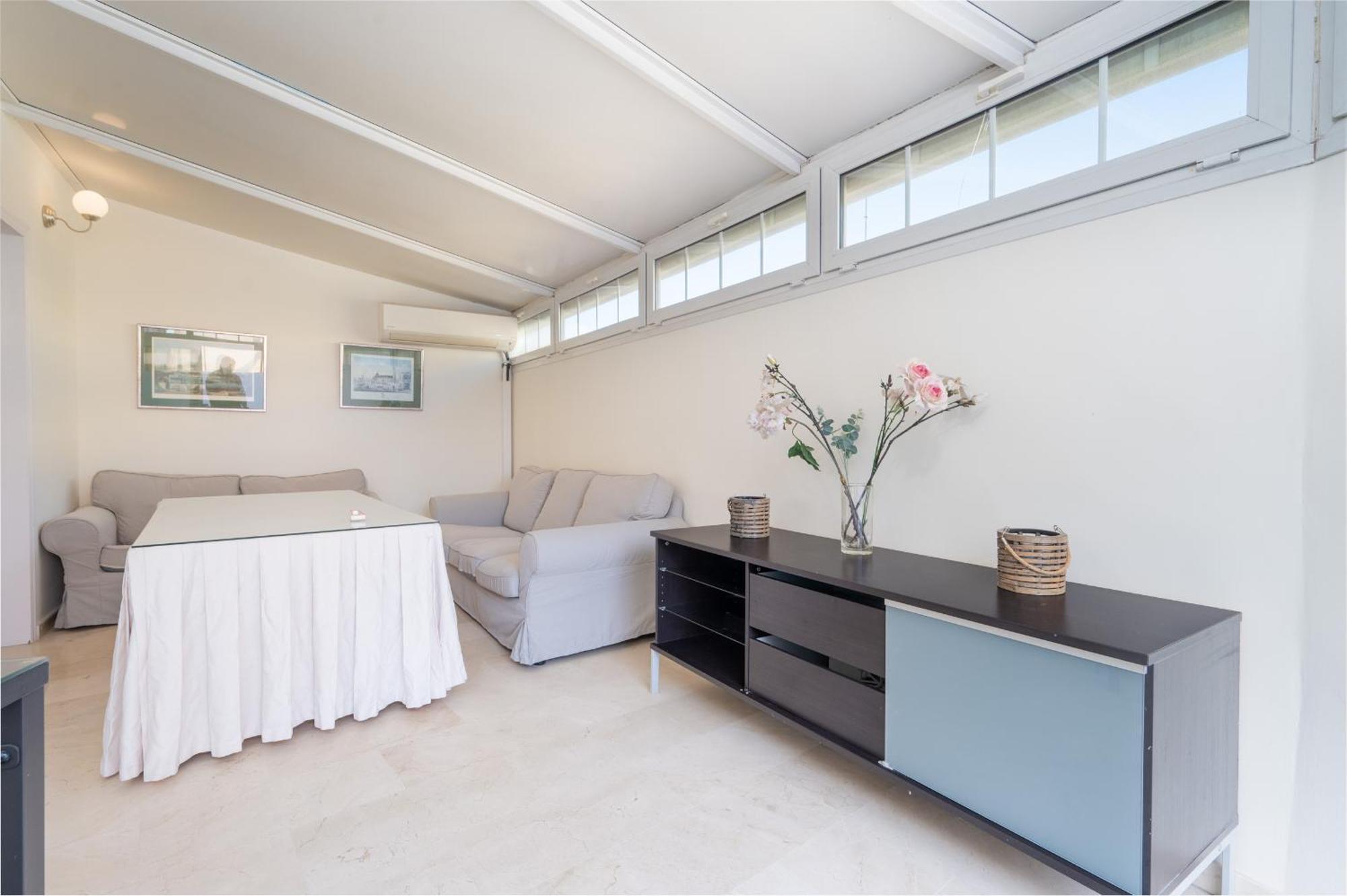 Wide With Terrace & Parking- 3Bd 2Bth- Alfalfa Sevilla Kültér fotó