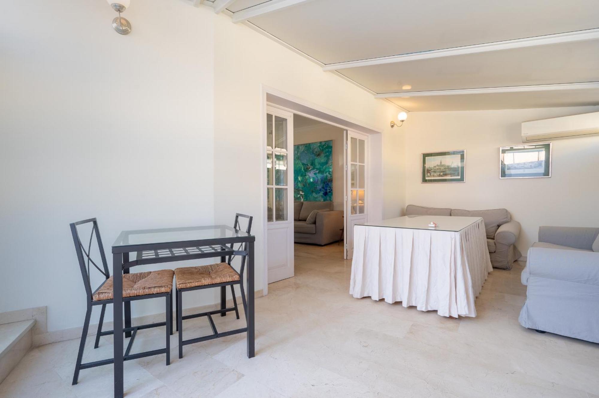 Wide With Terrace & Parking- 3Bd 2Bth- Alfalfa Sevilla Kültér fotó