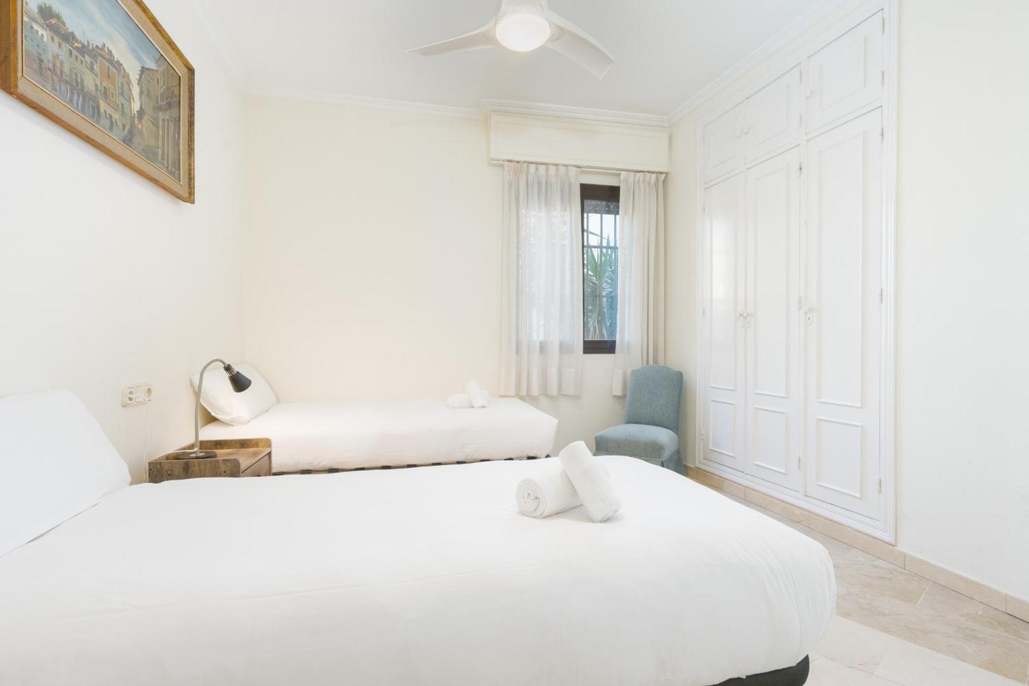 Wide With Terrace & Parking- 3Bd 2Bth- Alfalfa Sevilla Kültér fotó